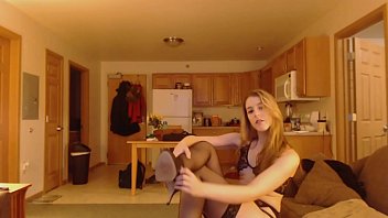 amateur blonde teen with big tits masturbates furiously