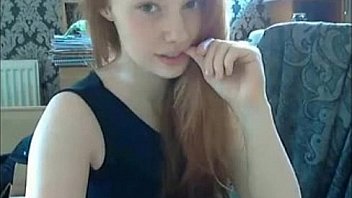 little redhead plays with wet pussy on webcam- vxsexcams.com