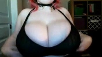 Huge curvy webcam girl with monster tits - more videos on CAMSBARN.com