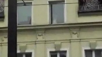 Dildo by Window Masturbation