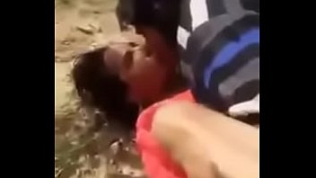 Couple having sex in jungle