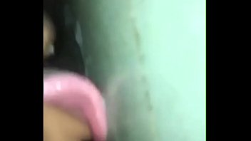 Licking own cum when alone in home