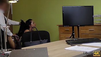 LOAN4K. Blowing cock in the office