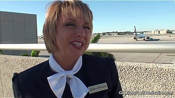 Pantyhose Footjob - Flight Attendants Little Black Book