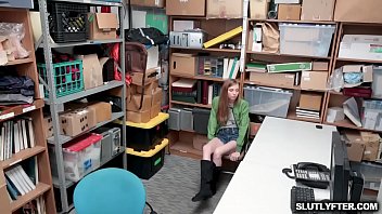 Caught shoplyfter Ava Parker got screwed doggystyle