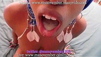 HD Msnovember Pretty Cumshot Blowjob Compilation Point of View BJ. Giving Oral Sex Fellatio To the Big Penis Older Step Dad, With Her Large Ebony Natural Breasts and Round Areolas Exposed On Her Knees Making Eye Contact Taboo . on Sheisnovember