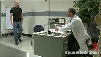 Kinky doctor gives a bondage check up