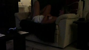 Sofa masturbation caught on voyeur cam