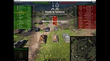 World of Tanks, Partida con E-75 2400 de daño, Rio de Perlas