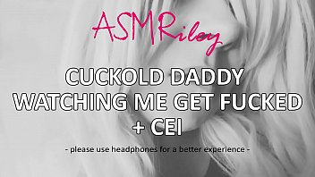 EroticAudio - ASMR Cuckold watching me get fucked, CEI, Clean Up