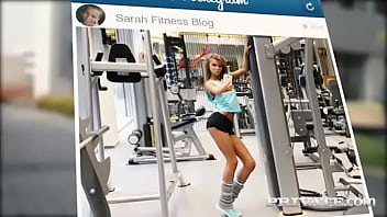 Sarah Kay Has an Anal Creampie in the GYM