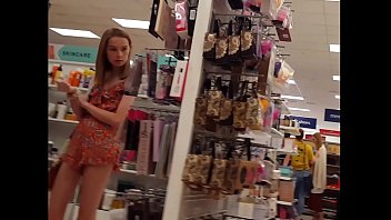 Voyeur thin no tits teen mall