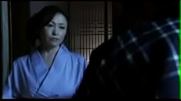 Japanese milf rides husbands cock