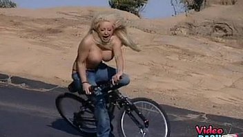 Hot Girl Bails Hard Off Bike