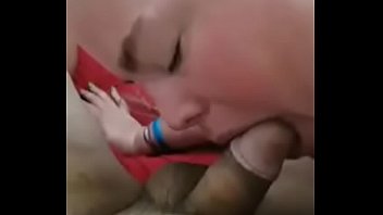 Fat pig sucking my little dick