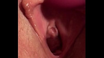 Dripping creampie cumming