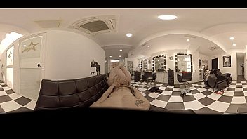 VR Porn Special Hairdresser. New Treatment Blowjob