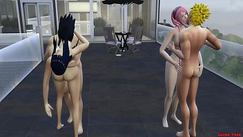 Wife Exchange With Hinata and Sakura Naruto Hentai Pool Day