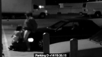 Security Camera Captures Blowjob on Car