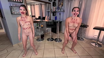 Two stupid sluts degrading themselves