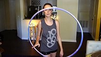 hoop girl - titts shake dance